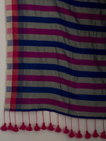 Thumbnail for Suta Multi Color Woven Design Cotton Blend Saree - Distacart