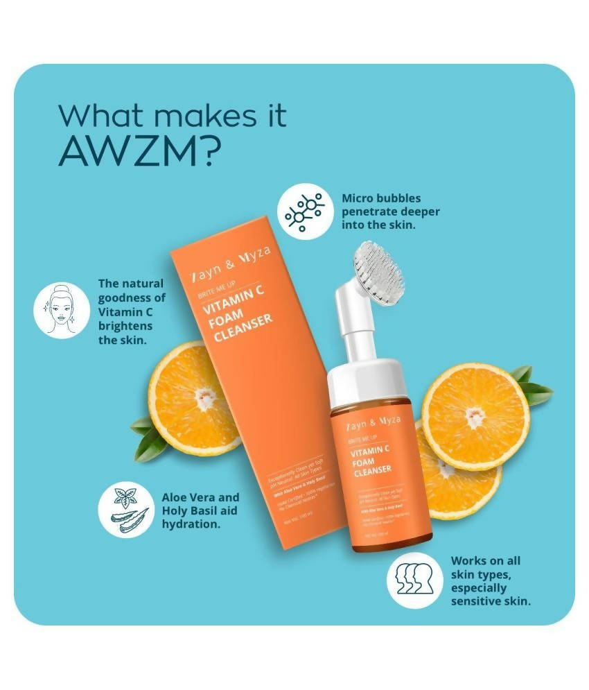 Zayn & Myza vitamin c foam cleanser