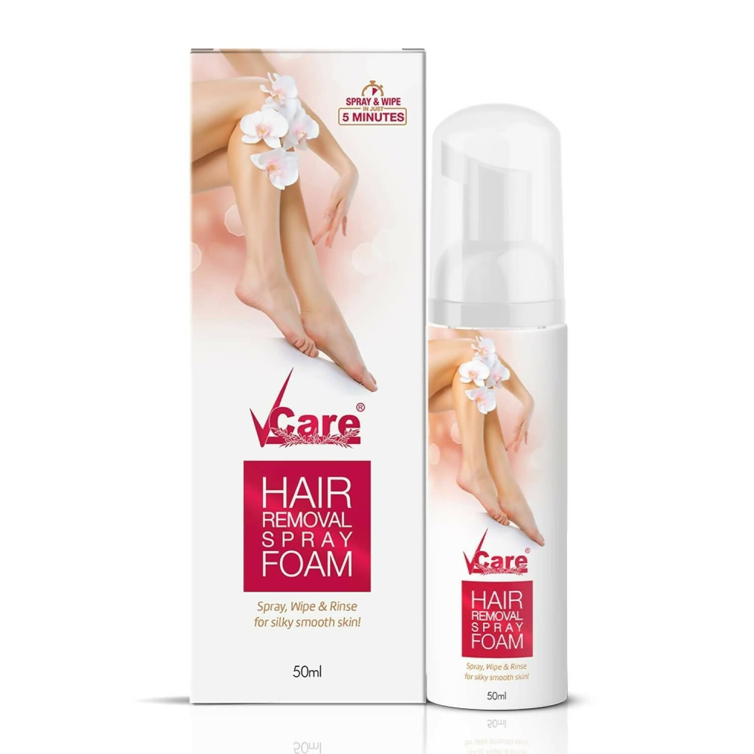 VCare Hair Removal Foam Spray - Distacart