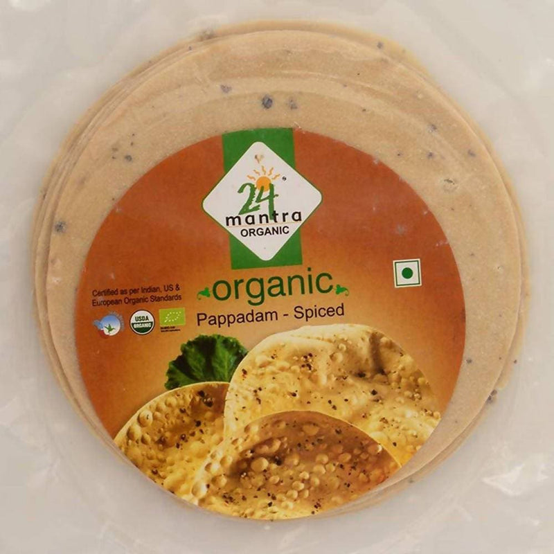 24 Mantra Organic Spiced Papad