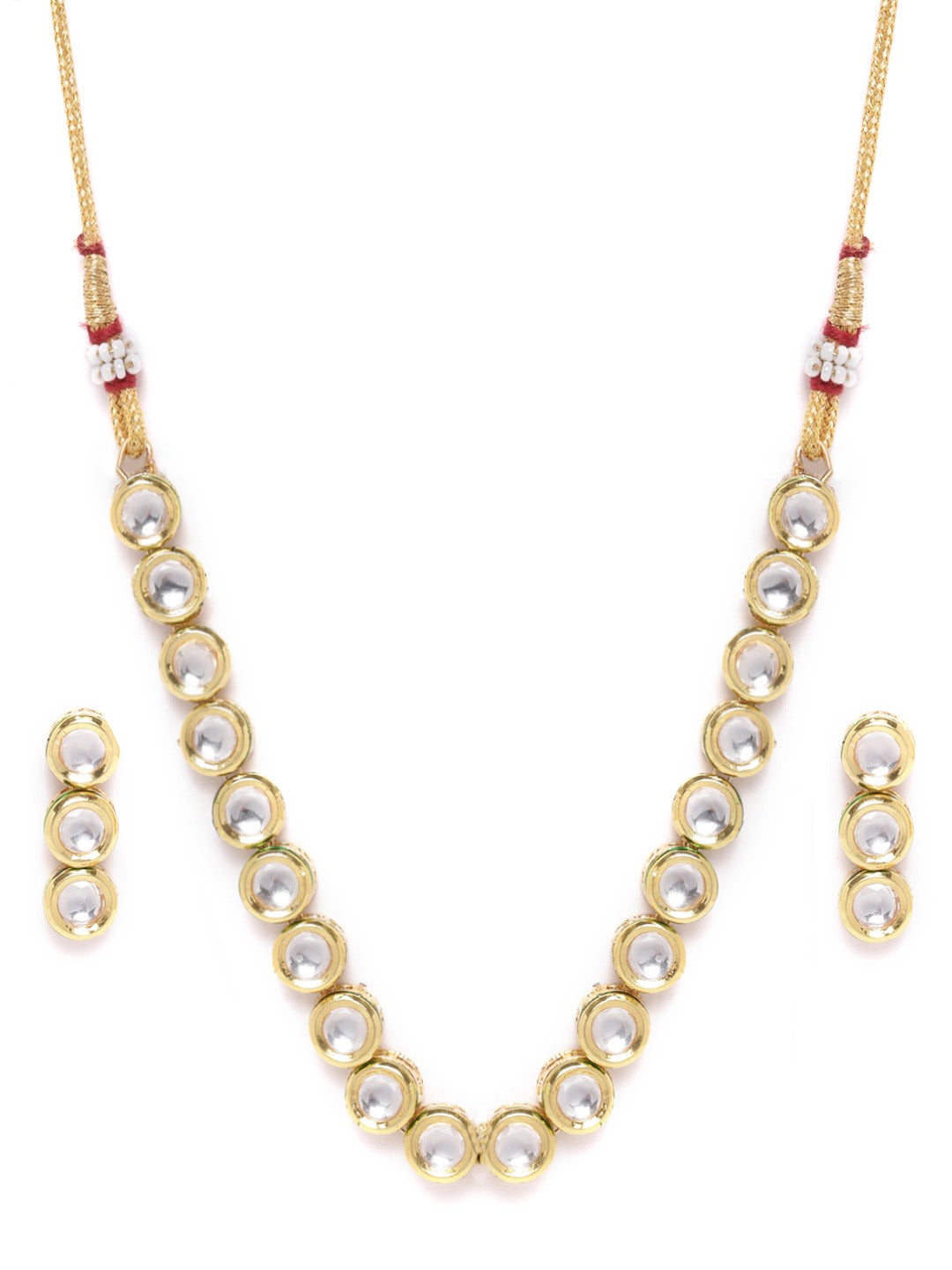 Priyaasi Women Kundan Gold Plated Jewellery Set - Distacart