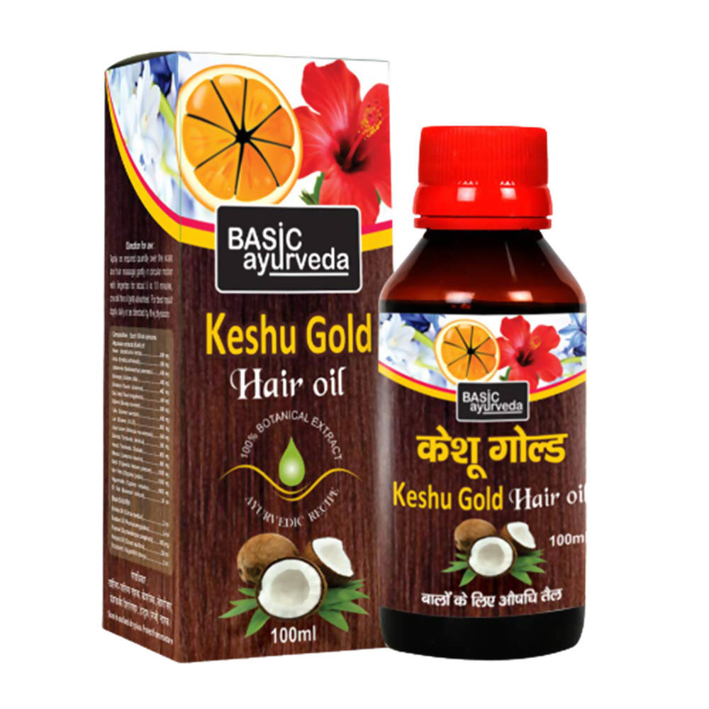 Basic Ayurveda Keshu Gold Hair Oil