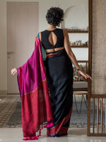 Thumbnail for Suta Multi Color Woven Design Cotton Blend Saree - Distacart