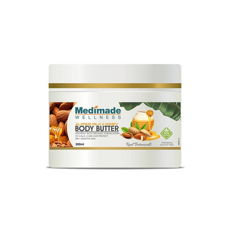 Medimade Wellness Almond Milk & Honey Body Butter - Distacart