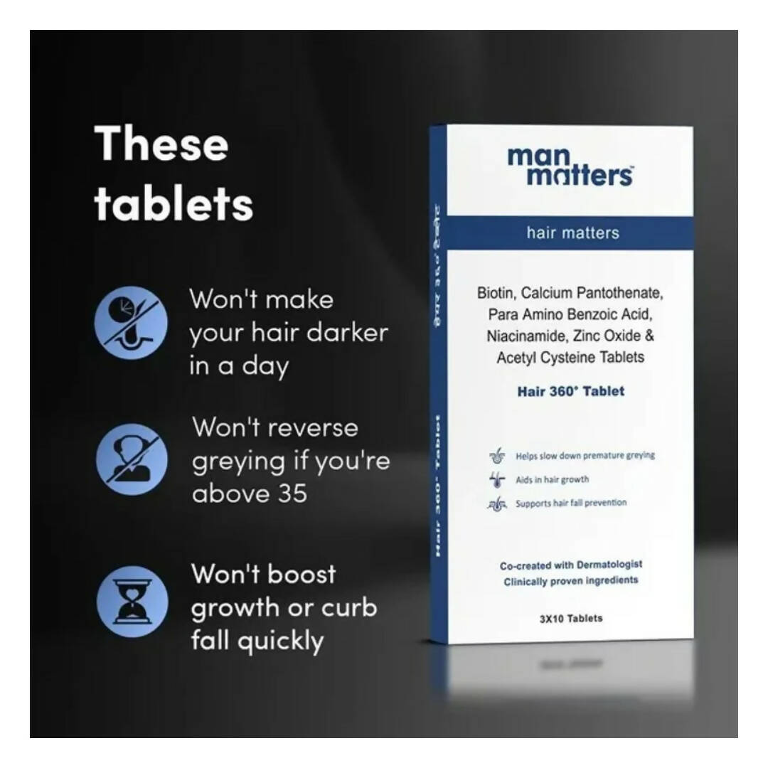 Man Matters Hair 360 Tablets - Distacart