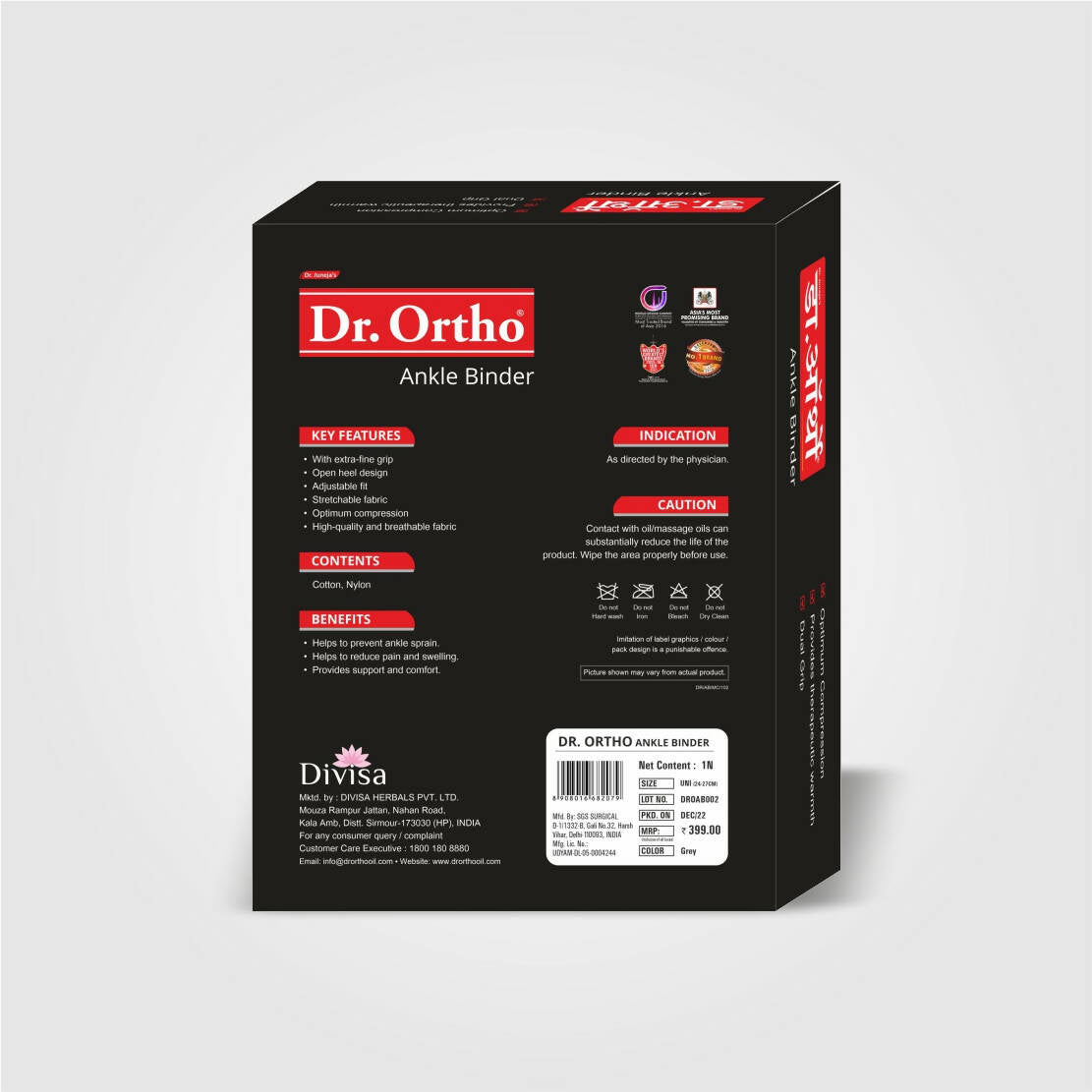Dr. Ortho Ankle Binder - Distacart