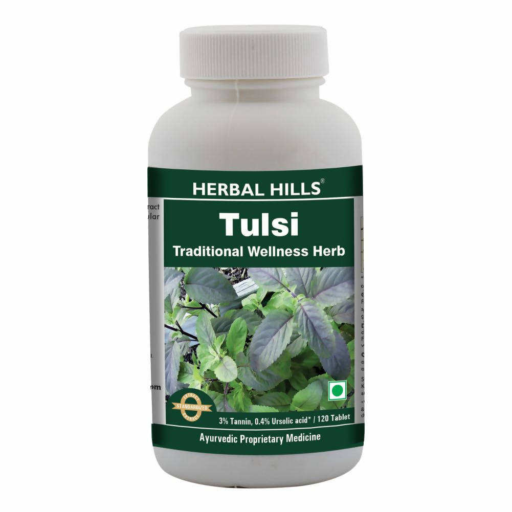 Herbal Hills Tulsi Traditional Wellness Herb  120 Tablets,