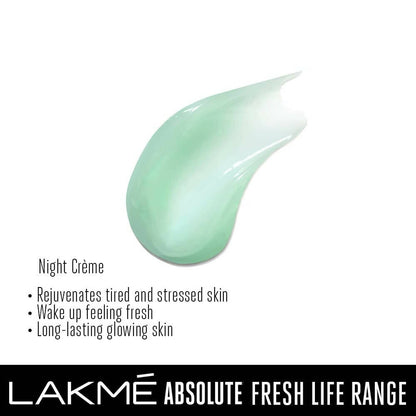Lakme Absolute Fresh Life Night Cream - Distacart