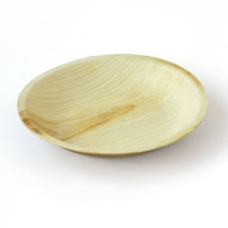 Eco Friendly Areca Leaf 6&quot; Round Shallow Plate