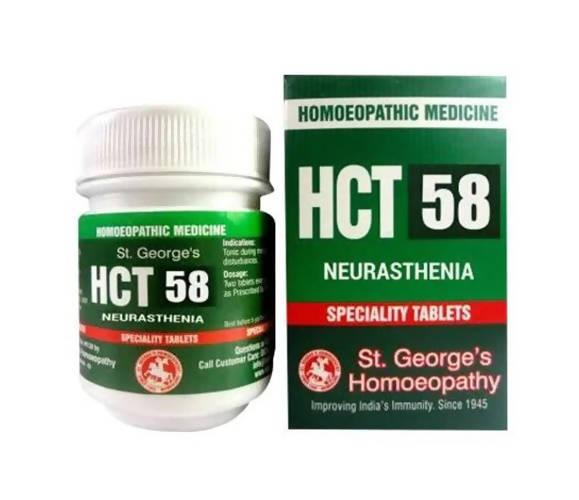 St. George&#39;s Homeopathy HCT 58 Tablets