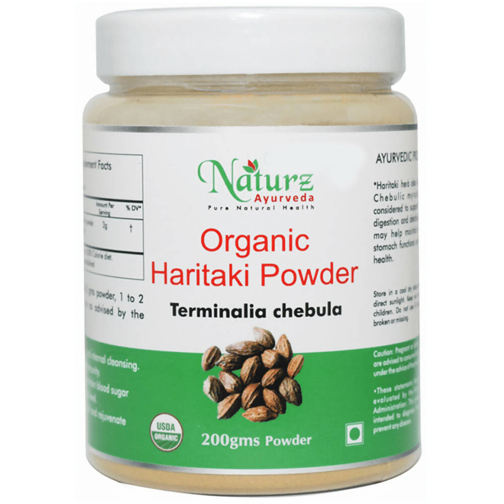 Naturz Ayurveda Organic Haritaki Powder - Distacart