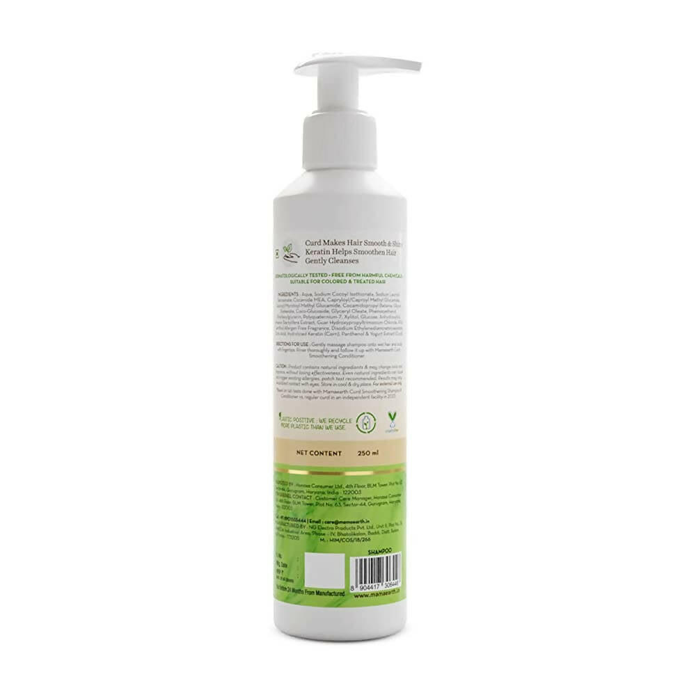 Mamaearth Curd Smoothening Shampoo for Smooth & Shiny Hair - Distacart