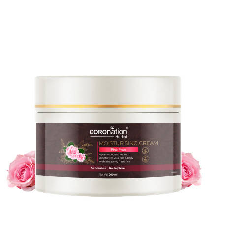Coronation Herbal Pink Rose Moisturizing Cream - Distacart