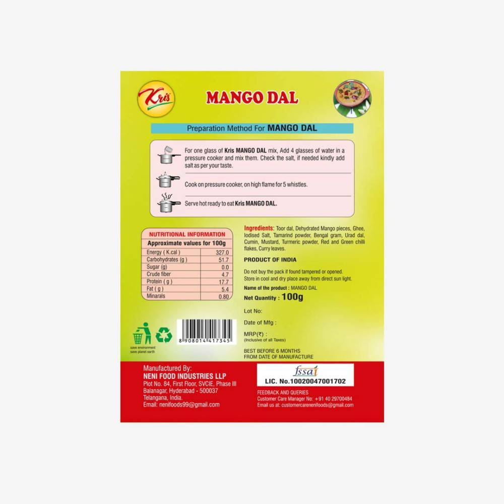Kris Mango Dal Ready Mix - Distacart