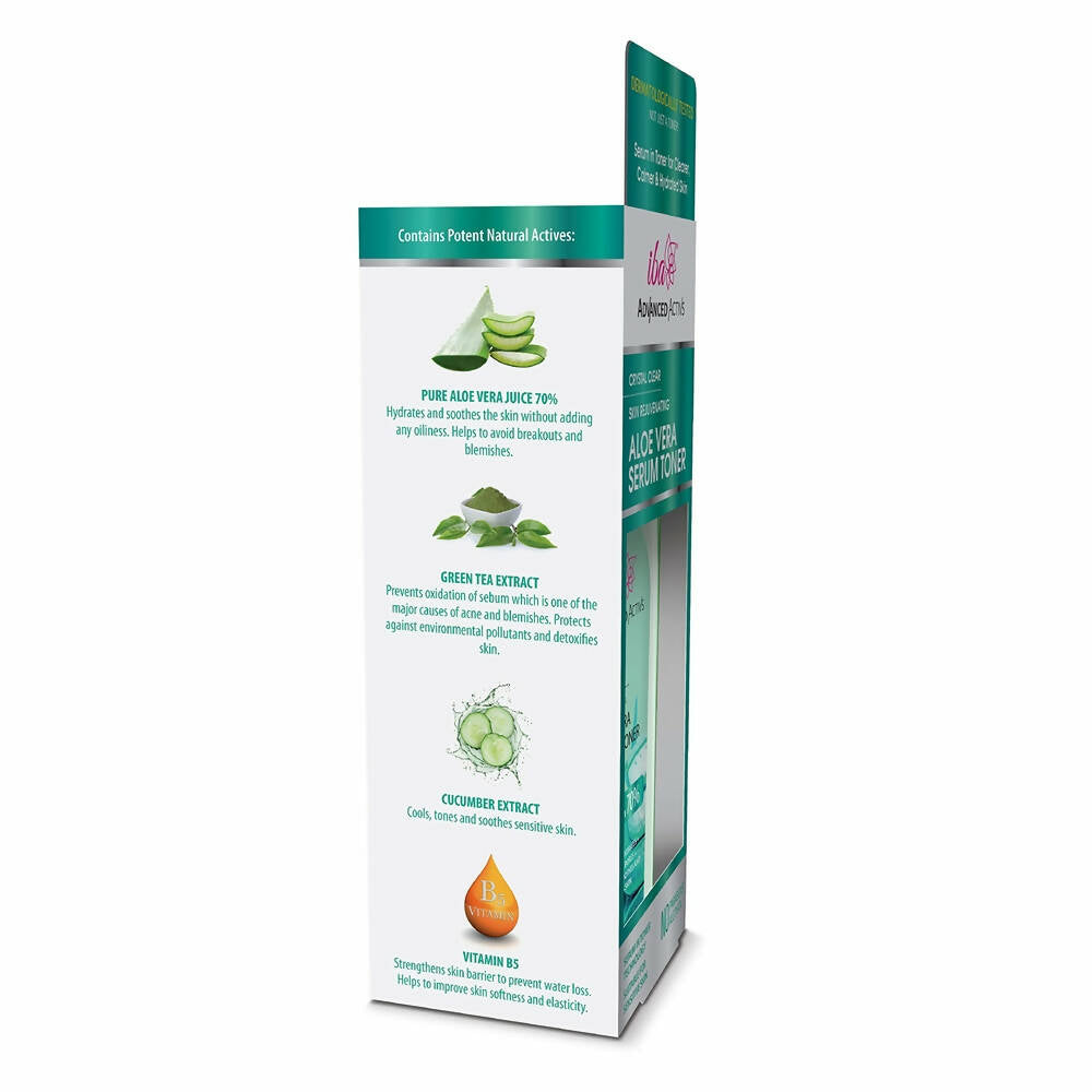 Iba Advanced Activs Crystal Clear Aloe Vera Serum Toner - Distacart