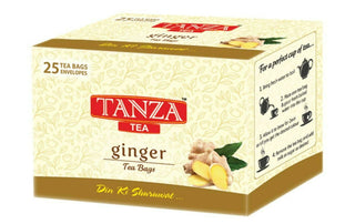 Tanza Tea Ginger Tea Bags - Distacart