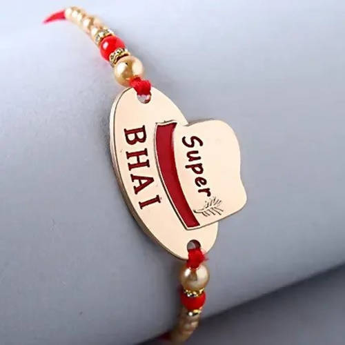 Super Bhai Rakhi & I Love My Bro Chocolate Sleeve Online