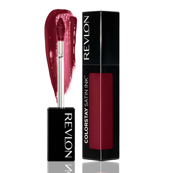 Revlon Colorstay Satin Ink Liquid Lip Color - Partner In Wine - Distacart