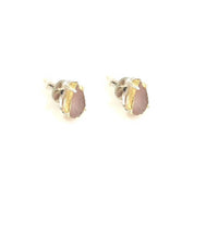 Thumbnail for Bling Accessories Rose Quartz Rough Stone Stud Earrings