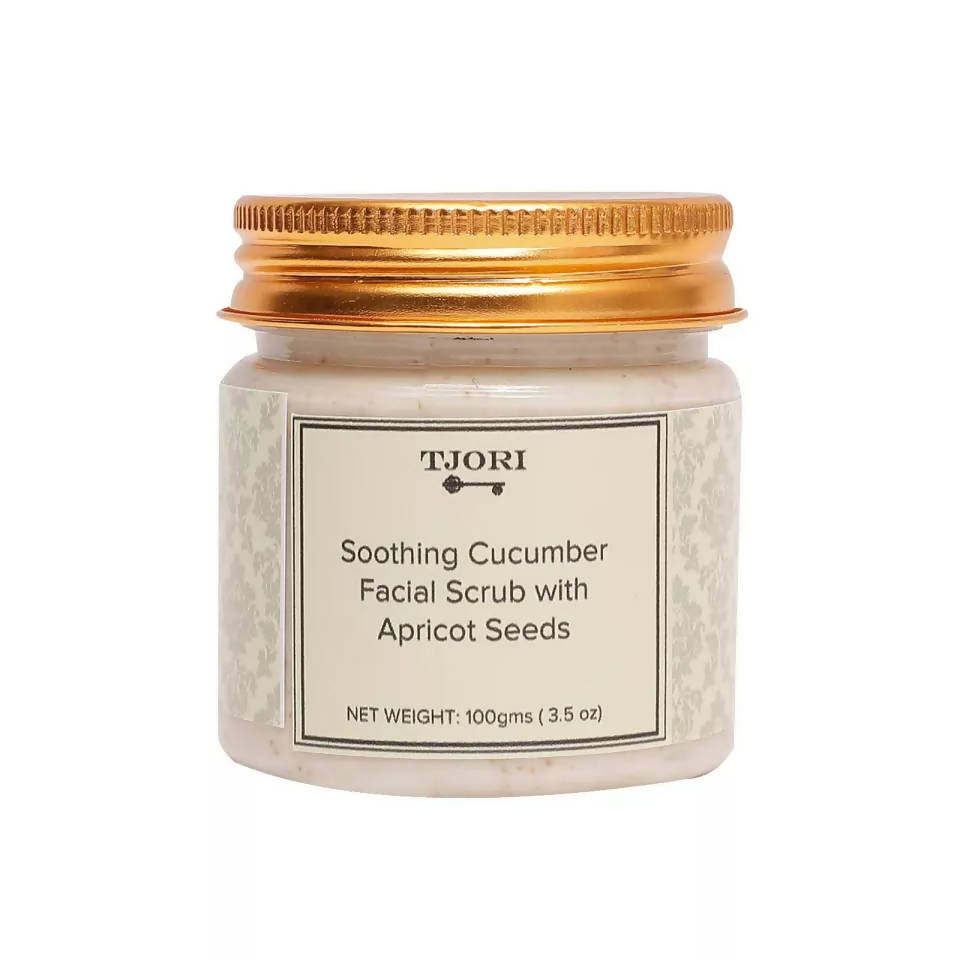 Tjori Soothing Cucumber Facial Scrub With Apricot Seeds