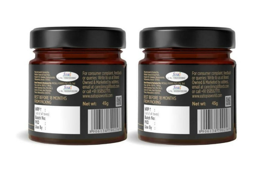 Eatopia Little Bee, Stingless Bees Natural Honey for Kids - Sidr & Sullia Honey - Distacart