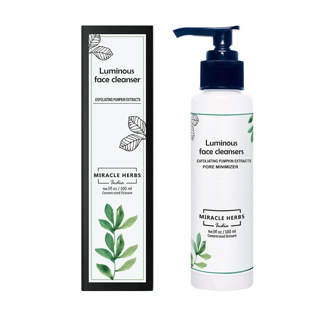 Miracle Herbs Luminous Face Cleanser Exfoliating Pumpkin Extracts - Distacart