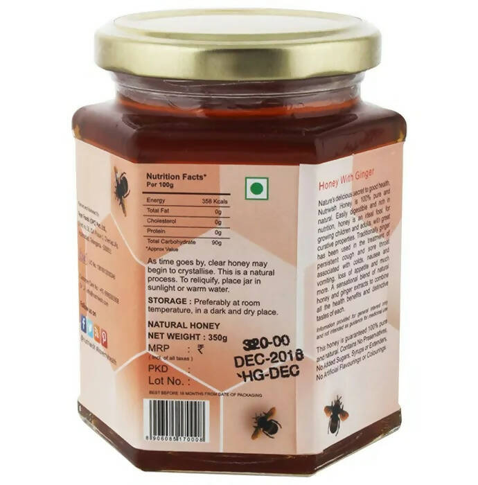 Nutriwish 100% Pure Organic Honey Ginger - Distacart