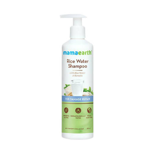 Mamaearth Rice Water Shampoo with Rice Water & Keratin - Distacart