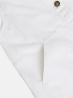 Thumbnail for Lyush White Twill Pinafore Dress For Girls - Distacart