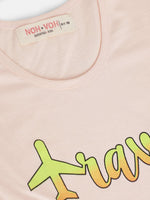 Thumbnail for Lyush Cream Travel Skater Dress For Girls - Distacart