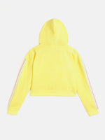 Thumbnail for Lyush Yellow Front Zipper Bomber Jacket For Girls - Distacart