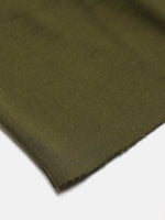 Thumbnail for Lyush Olive Terry Shoulder Tape Crop Sweatshirt For Girls - Distacart