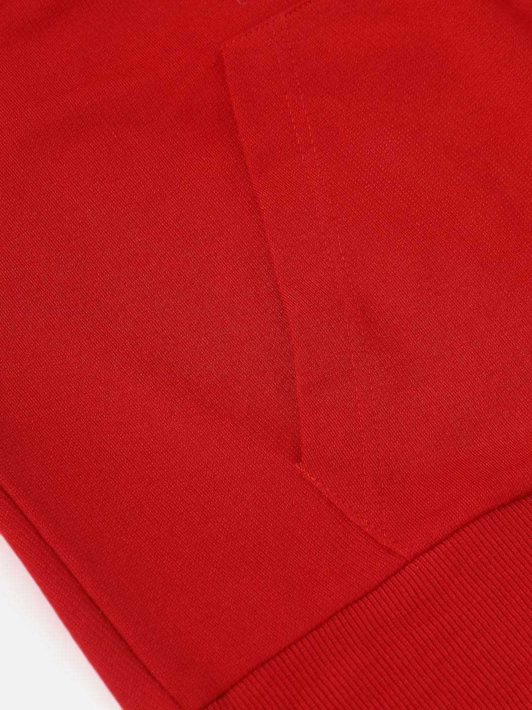 Lyush Red Terry Noh.Voh Glitter Logo Sweatshirt For Girls - Distacart