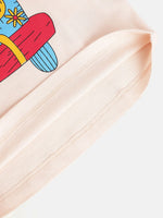 Thumbnail for Lyush Cream Bus Print Regular T-Shirt For Girls - Distacart