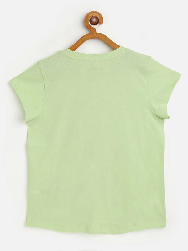 Lyush Green Dancing Shoes T-Shirt For Girls - Distacart