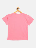 Thumbnail for Lyush Pink Better Days Ahead T-Shirt For Girls - Distacart