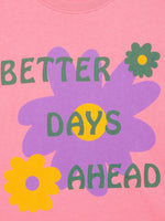 Thumbnail for Lyush Pink Better Days Ahead T-Shirt For Girls - Distacart