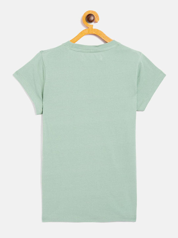 Lyush Olive Lyush Just Wanna Have Fun T-Shirt For Girls - Distacart