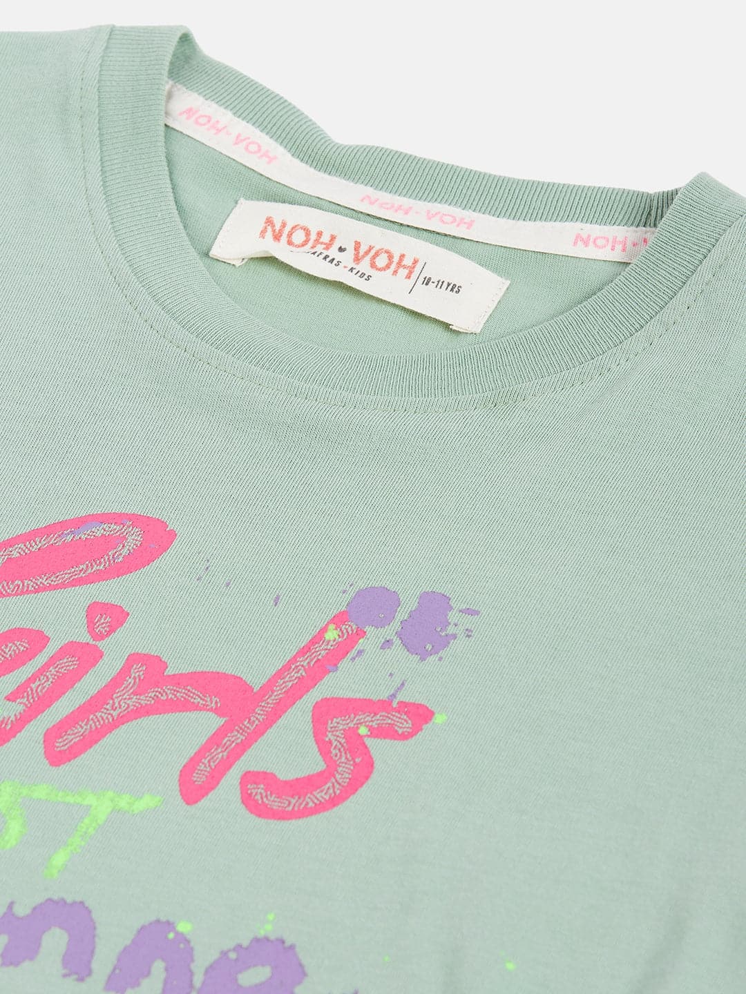 Lyush Olive Lyush Just Wanna Have Fun T-Shirt For Girls - Distacart