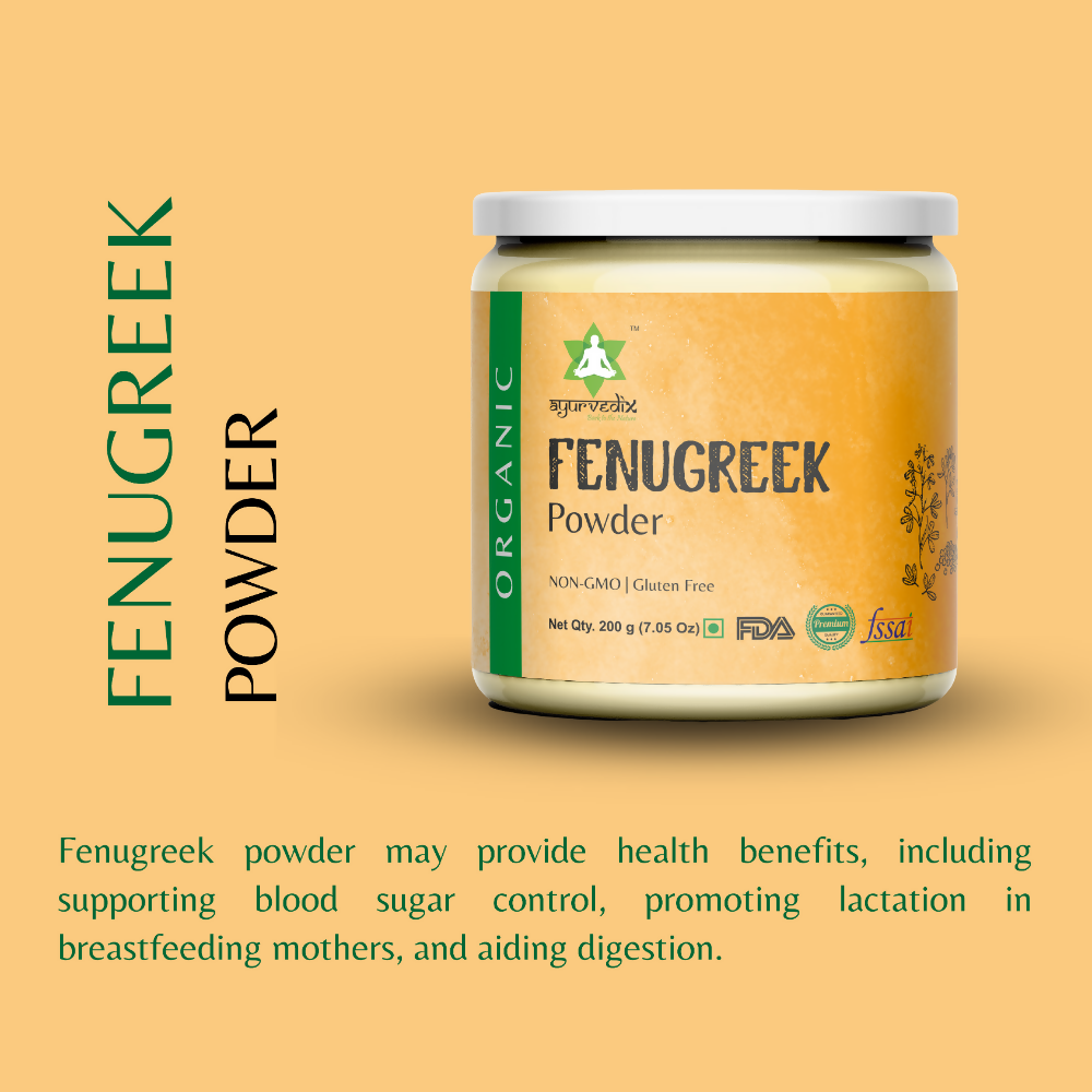 Ayurvedix Organic Fenugreek Seed Powder - Distacart