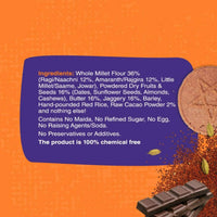 Thumbnail for Early Foods Millet Ragi Choco Jaggery Cookies - Distacart