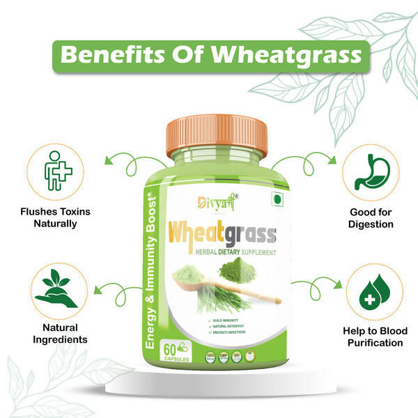 Divya Shree Wheatgrass Capsules - Distacart