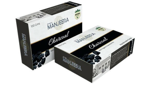 Manjeera Charcoal Hand Made Soap - Distacart