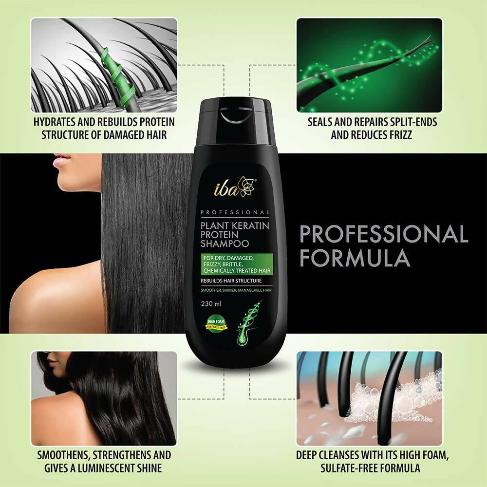 Iba Professional Plant Keratin Protein Shampoo - Distacart