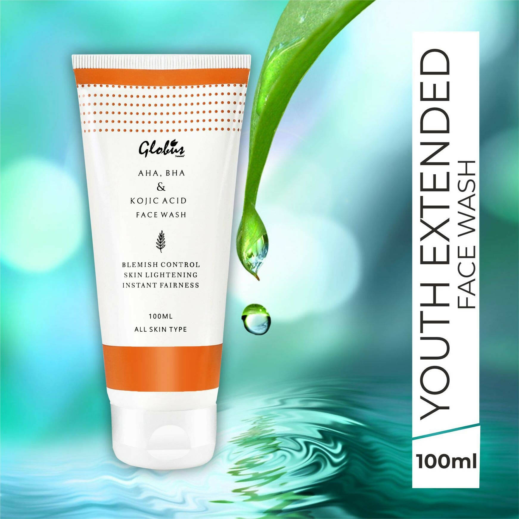 Buy Globus Naturals AHA, BHA & Kojic Acid Face wash Online at Best Price Distacart