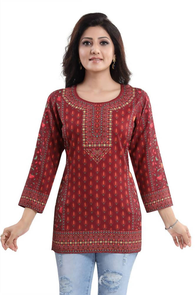 Snehal Creations Style Galore Summer Cool Printed Short Kurti Tunic