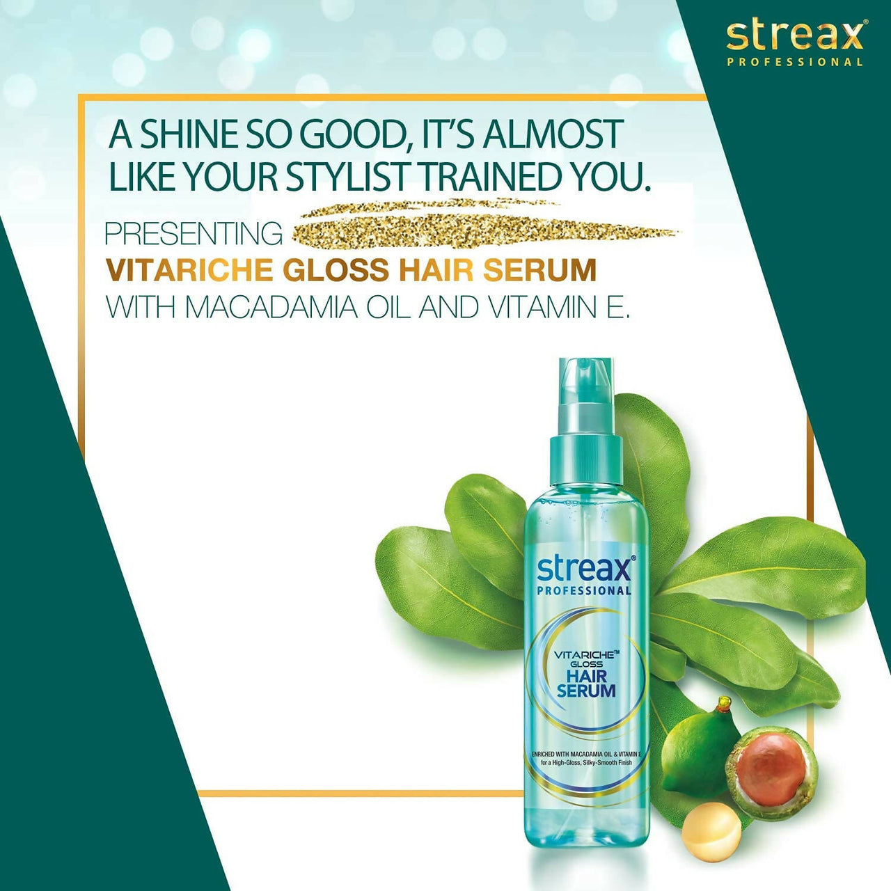 Streax Professional Vitariche Gloss Hair Serum - Distacart