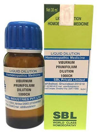 Thumbnail for SBL Homeopathy Viburnum Prunifolium Dilution