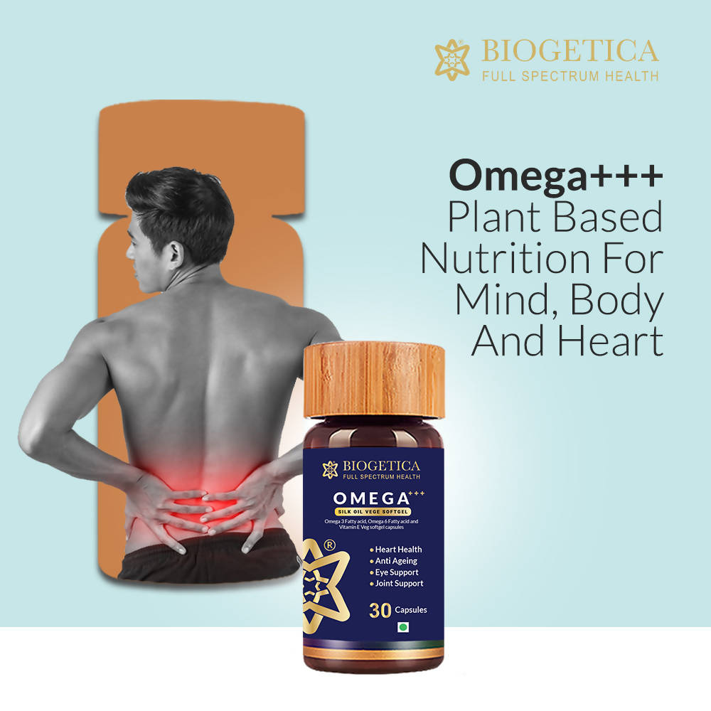Biogetica Omega+++ Silk Oil Vege Softgel Capsules uses