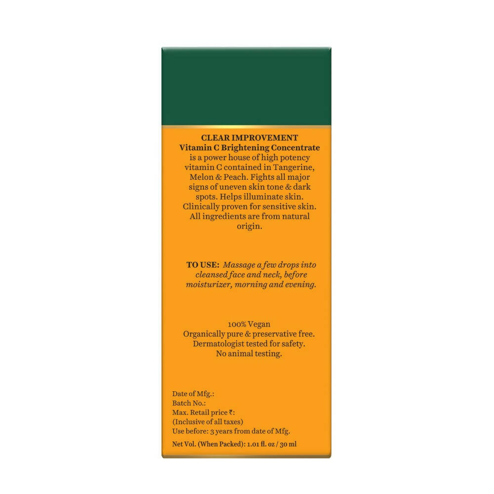 Biotique Advanced Organics Clear Improvement Vitamin C Brightening Concentrate - Distacart